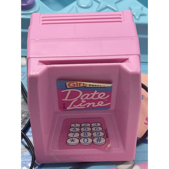 Vintage Girl Talk Date Line Board Game Dateline 1989  No Cassete Incomplete - Picture 2 of 16